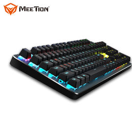 MEETION new macro mechanical switch Colorful LED Back light ergonomics gamer Mechanical Gaming Keyboard