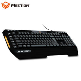 MEETION programmable RGB backlit light Macro membrane  gaming gamer keyboard