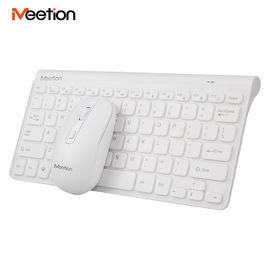 Shenzhen Portable Slim Small Computer Desktop Usb Office White Mini Combo 2.4Ghz Wireless Keyboard Mouse