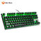 Wholesales Shenzhen Meetion RGB JIXIAN Blue Switch 87 Keys Arabic laser Mechanical Gaming Keyboard