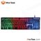Cool Backlit LED Illuminated Ergonomic usb wired gaming keyboard