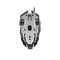 MEETION hot selling High resolution programmable Optical USB Computer pc Wired ergonomic 4000DPI Mechanical Gaming Mouse