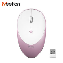 MEETION R600 Pink Laptop Computer 2.4g Optical Slim Mute Silent Rechargeable Wireless Mouse With Micro Usb