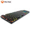 MEETION MK80 Latest Technology Manufacturer Thin Usb Led Light Backlight Rgb Metal Keyboard For Gamer Keyboard