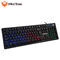 US Layout Cool Multicolor and Soft key backlit USB wired Rainbow gaming Keyboard