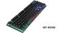 Cool Backlit LED Illuminated Ergonomic usb wired gaming keyboard