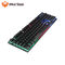 Wholesalers Cool rainbow light Gaming keyboard for Laptop and Desktop