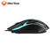 Hot Selling MEETION M371 Ergonomic Both Hands Variable Highlight Optical Gaming Wired Mouse