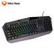 MeeTion rainbow back light ergonomic wired USB PC gaming keyboard and mouse gaming combo