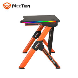 MeeTion DSK20 Gaming Desk Cheap Electric USB Led Adjustable Gaming Computer Table RGB Lighting PC With Led Light