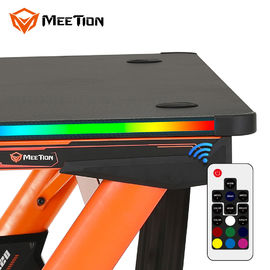 MeeTion DSK20 Gaming Desk Cheap Electric USB Led Adjustable Gaming Computer Table RGB Lighting PC With Led Light