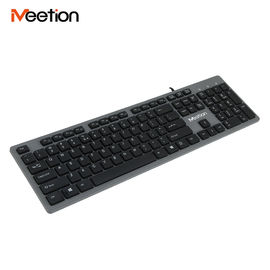 MEETION USB Chocolate Thin Waterproof Ergonomics Computer Convenient Wired standard Keyboard