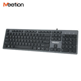 MEETION USB Chocolate Thin Waterproof Ergonomics Computer Convenient Wired standard Keyboard