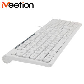 MEETION Ergonomic Silent Multimedia USB Wired Standard Office PC Computer Keyboard