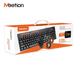 MEETION C105 Keyboard Mouse Speaker Set Kit Usb Keyboard And Mouse Combo With Mouse Pad