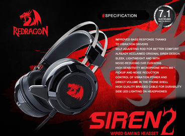 Hot Sale Redragon Computer  Gaming Hedset Gamer  Gaming Headset 7 PS4 Games With Microphone