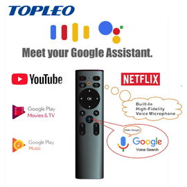 Topleo Factory wholesale A6 NANO usb 6-Axis Somatosensory voice search fly air mouse remote control