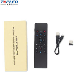 Deft design T6 2.4G Fly mouse mini wireless airmouse keyboard with touchpad