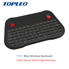 Topleo Best quality T18+ 2.4Ghz Wireless usb programmable mini keyboard With Mouse WheelSpecification